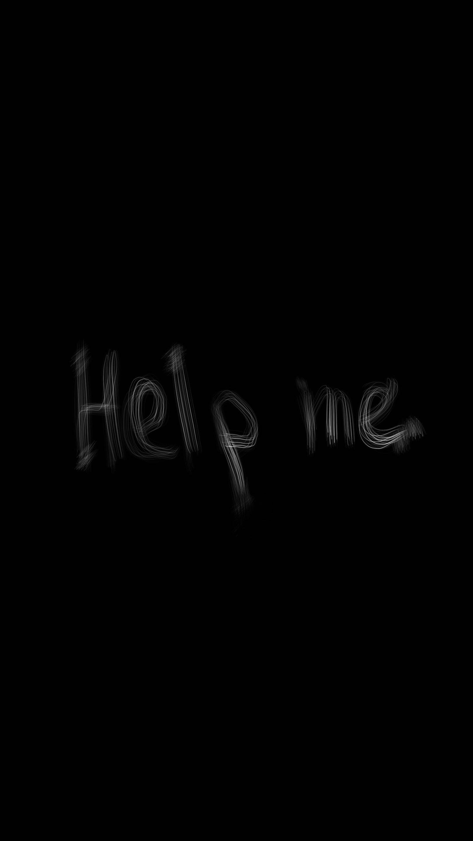 Depression Aesthetic Help Me Wallpaper