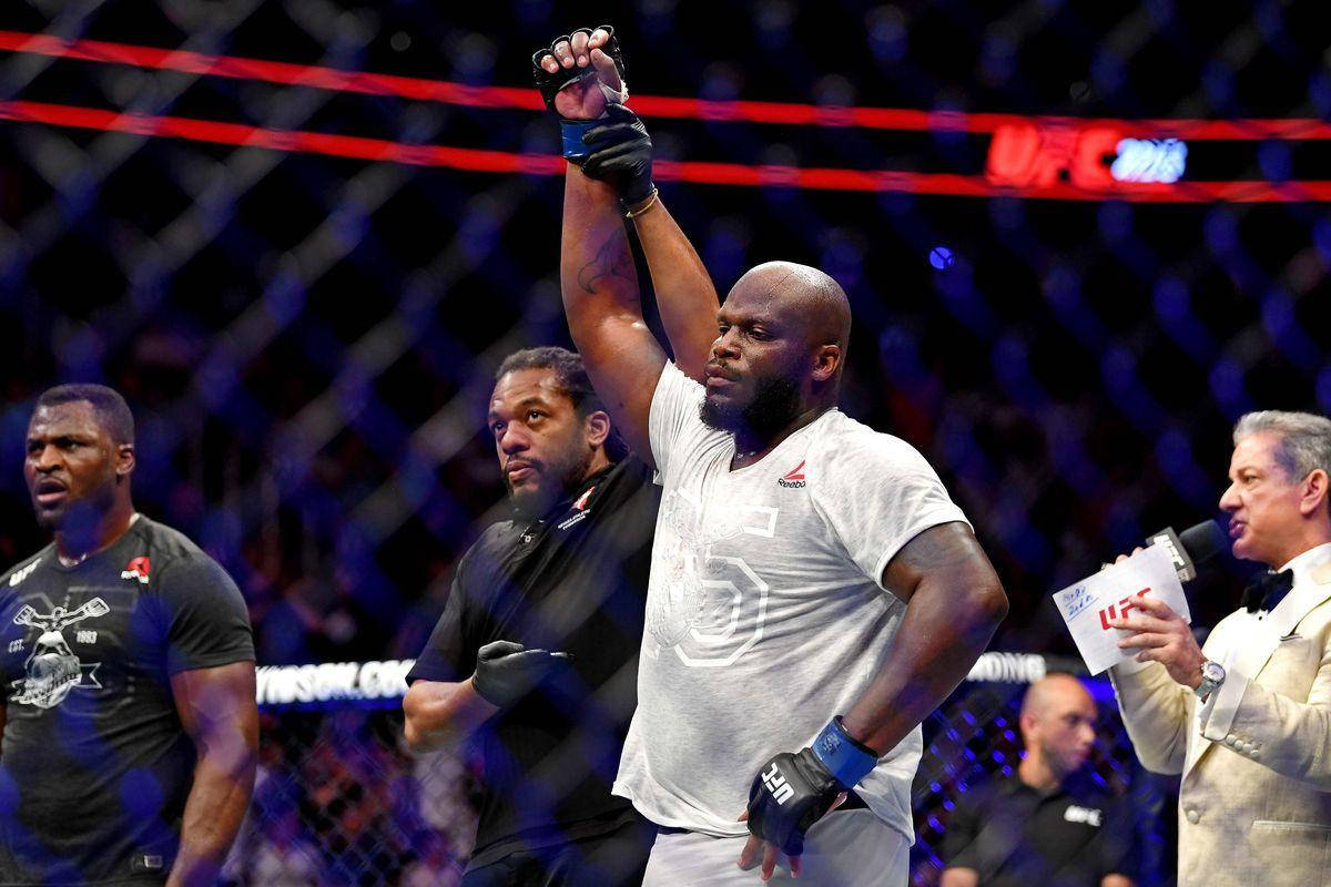 Derrick Lewis Victory Gray Shirt Wallpaper