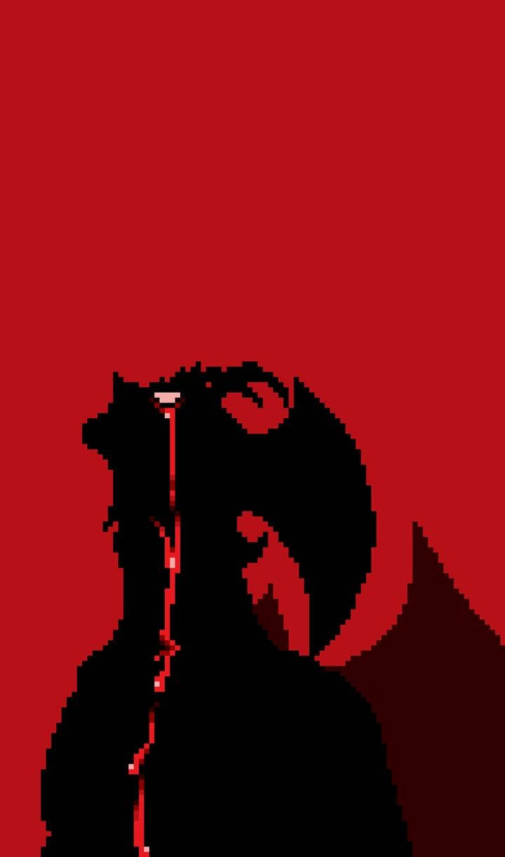 Devilman Crybaby Pixel Art Wallpaper