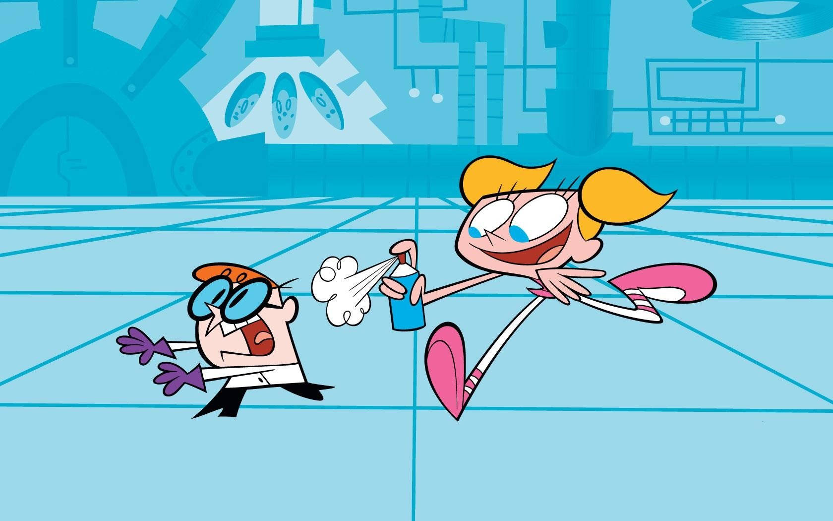 Dexter's Lab Cartoon Network Characters Wallpaper