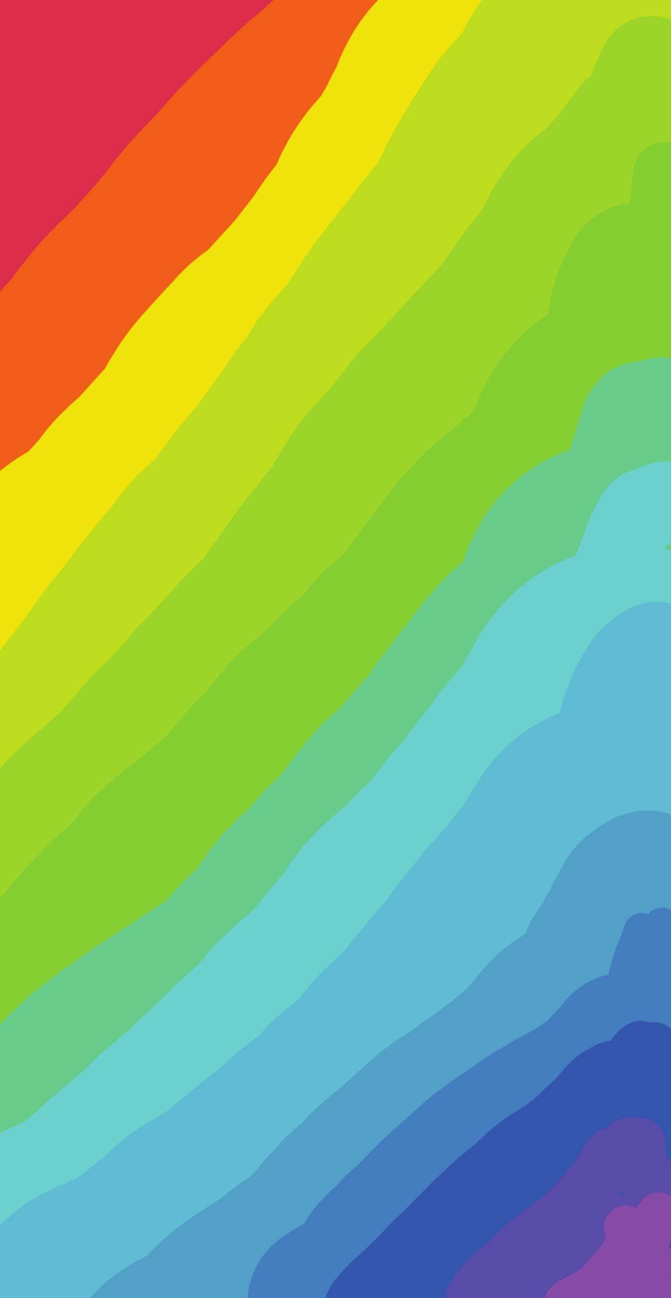 Diagonal Rainblow Lgbt Phone Wallpaper