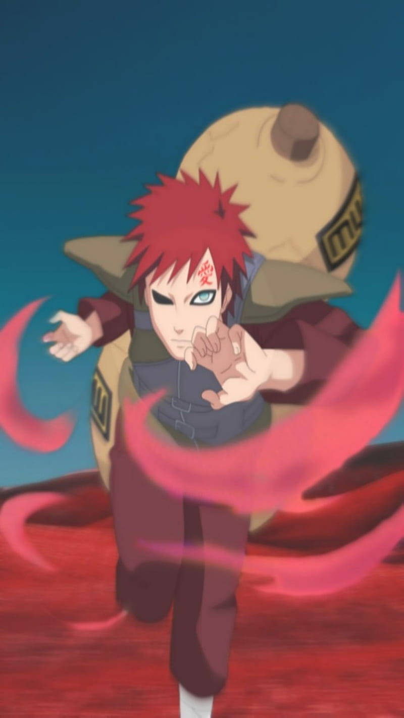 Discover Your Inner Power With The Gaara Iphone Wallpaper