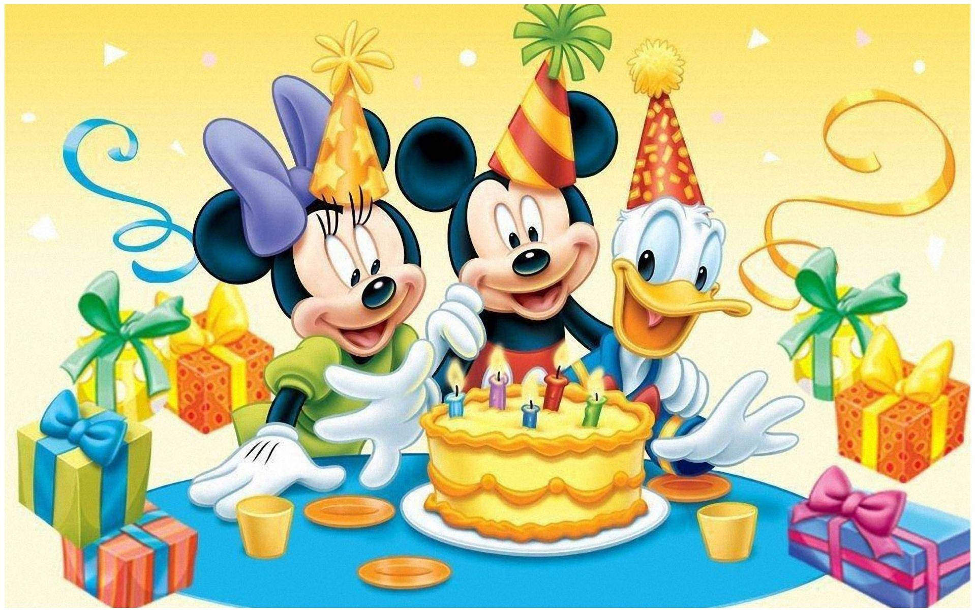 Disney 110th Birthday Mickey Mouse Hd Wallpaper