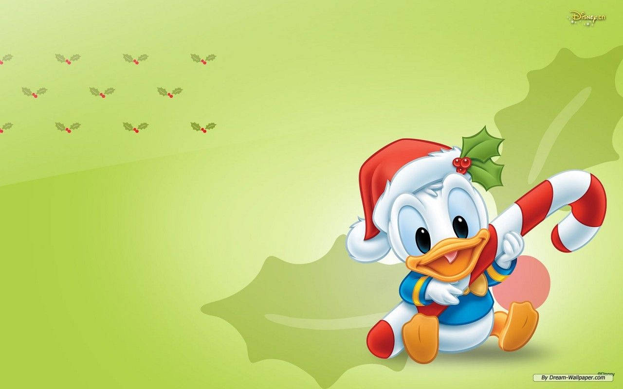Disney Christmas Donald Duck Wallpaper