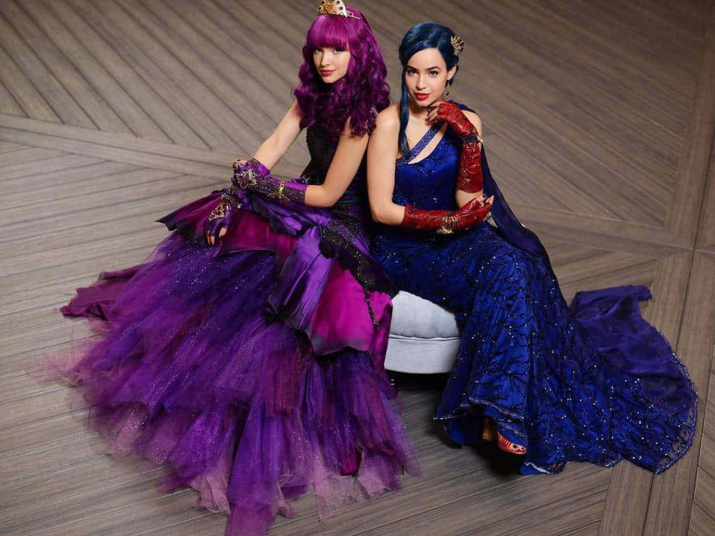 Disney Descendants In Gowns Wallpaper