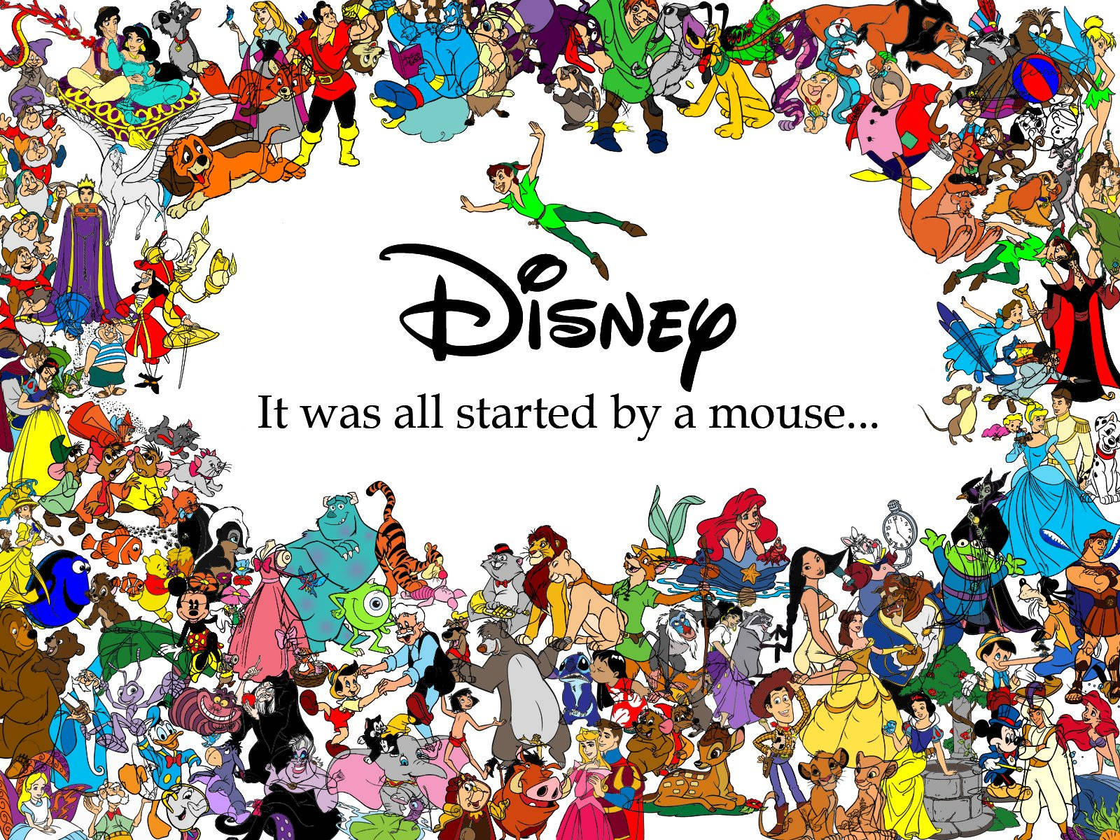 Disney Film Characters Wallpaper