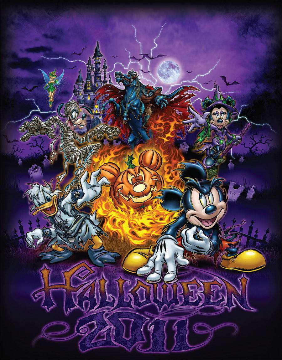 Disney Halloween 2011 Wallpaper