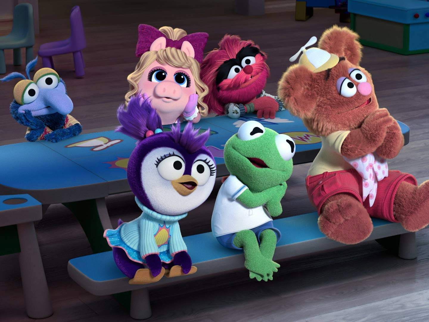 Disney Muppet Babies Watching Wallpaper