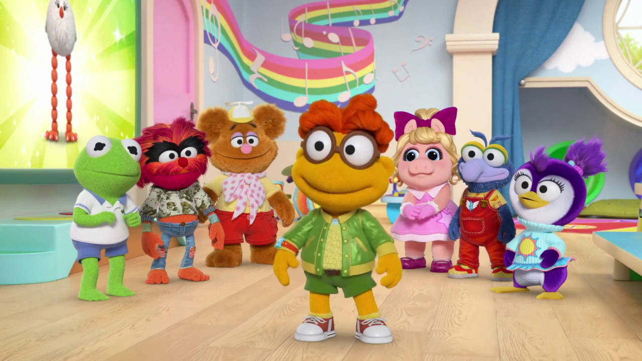 Disney Muppet Babies With Scooter Wallpaper