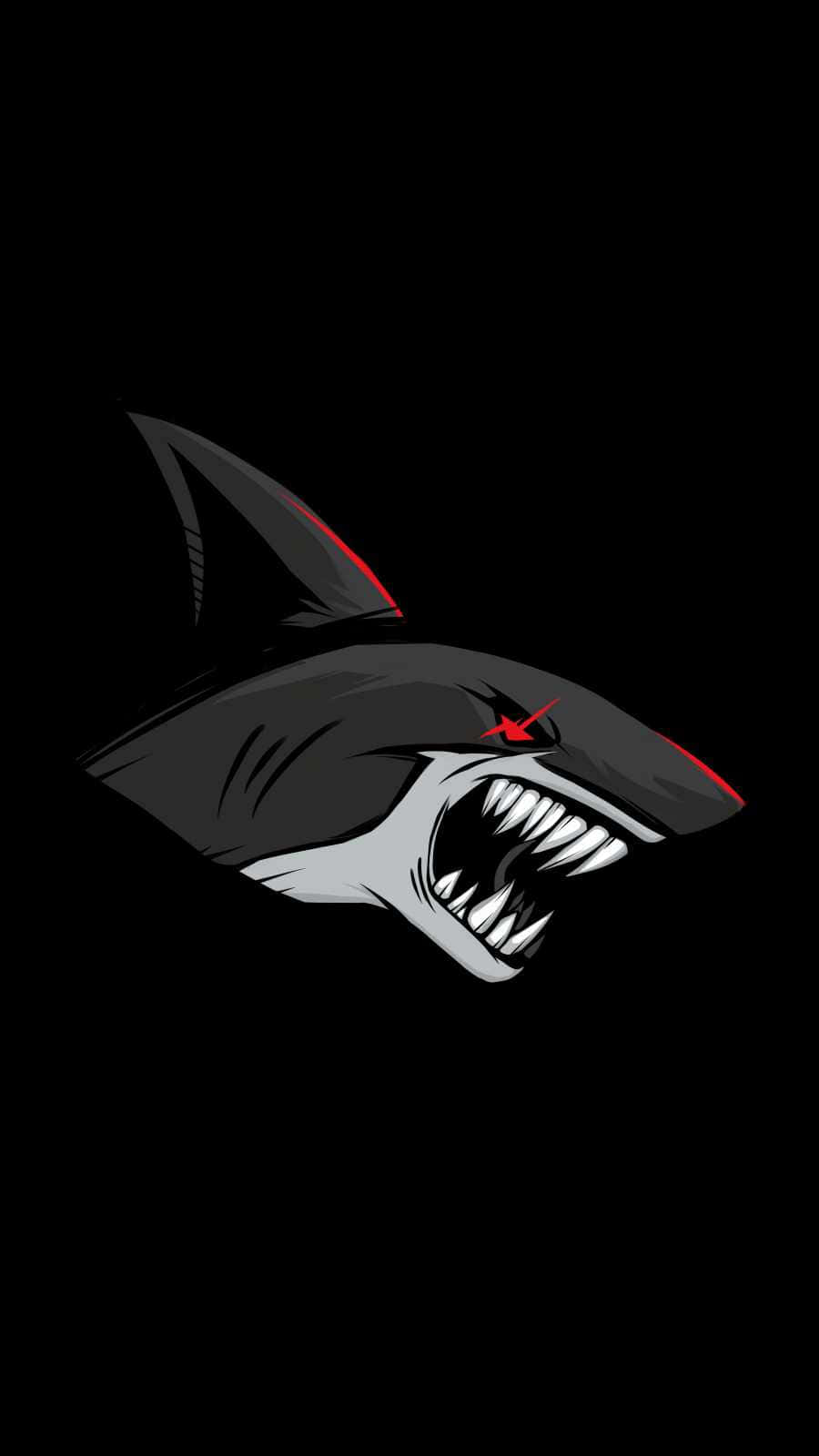 Dive Into Adventure With This Shark Iphone! Wallpaper