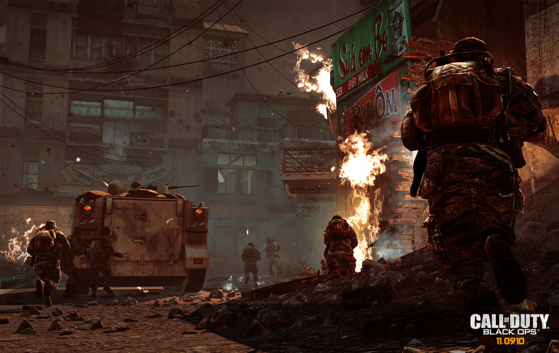 Dive Into The Action With Call Of Duty Black Ops 1 Wallpaper