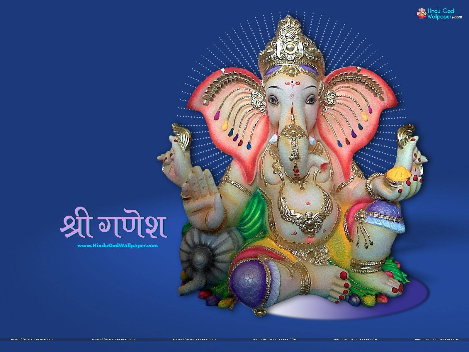 Divine 3d Art Of Lord Ganesh Wallpaper