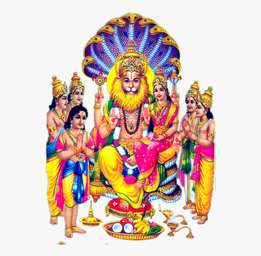 Divine Glory Of Lord Narasimha Wallpaper