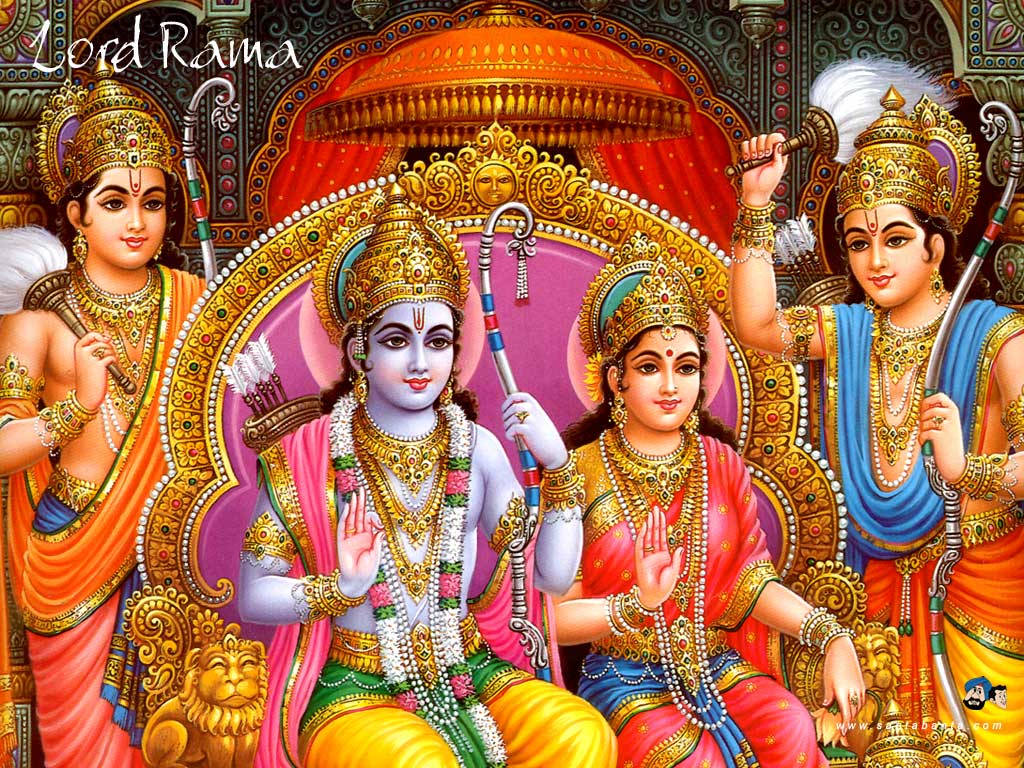 Divine Love - Ram And Sita Wallpaper