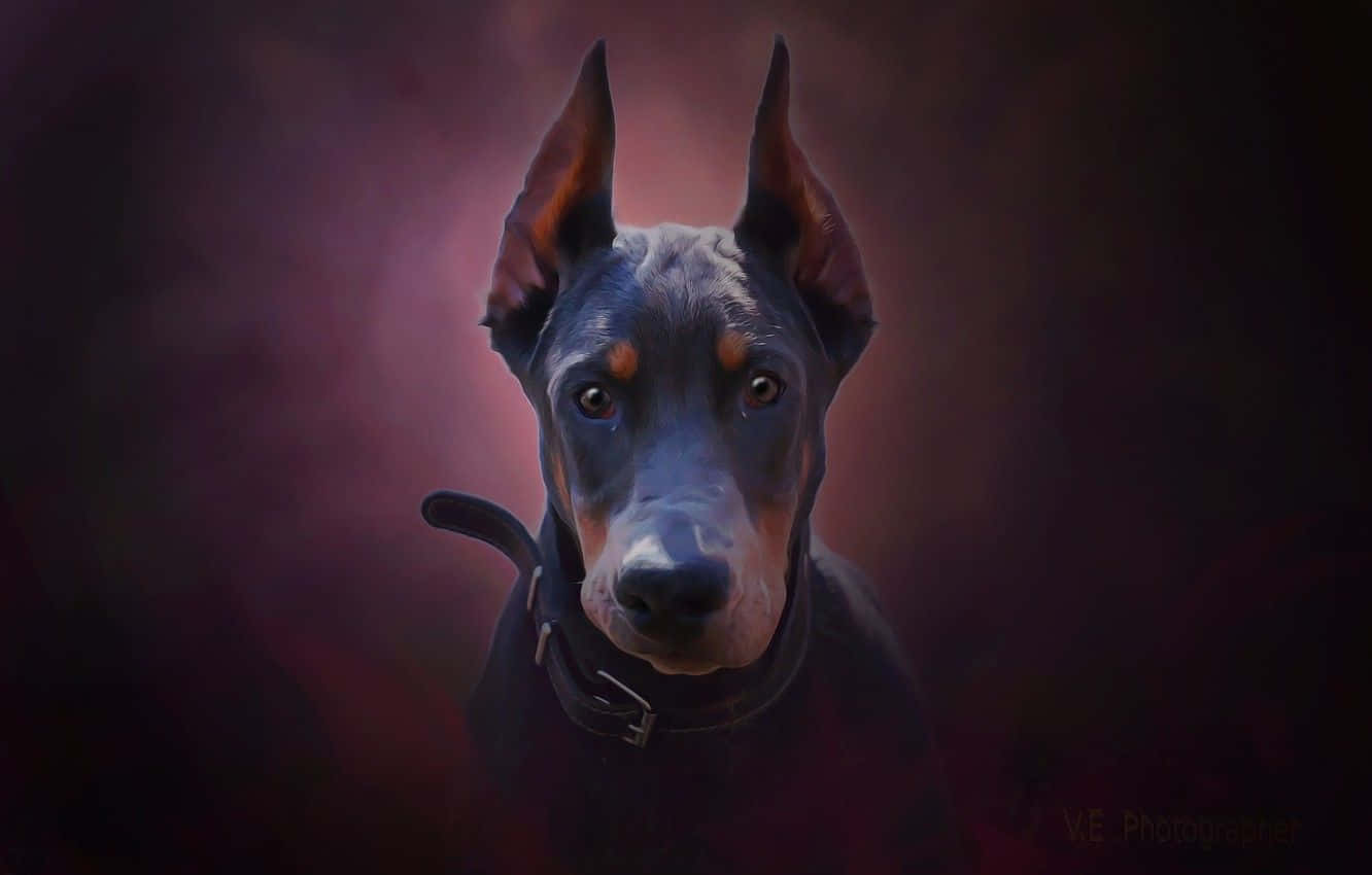 Doberman Solo Wallpaper