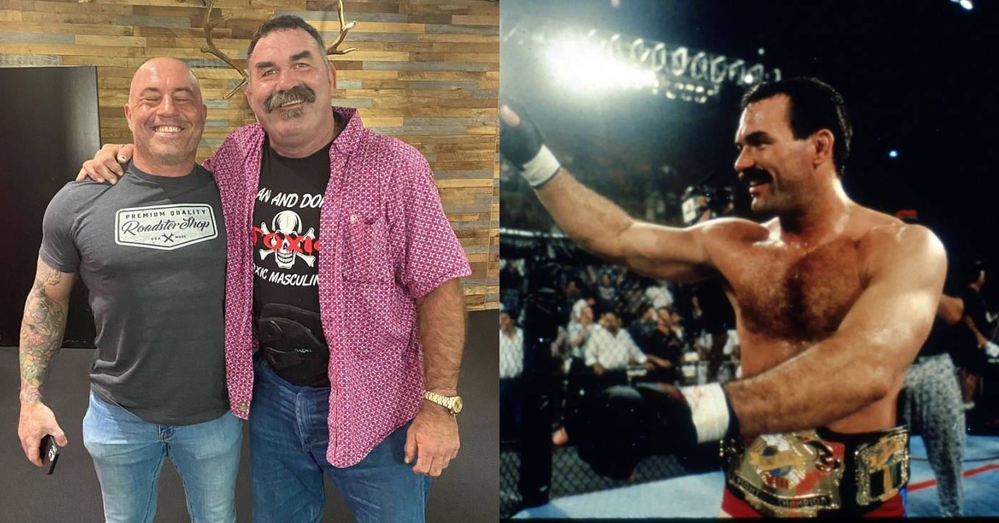 Don Frye With Joe Rogan Wallpaper