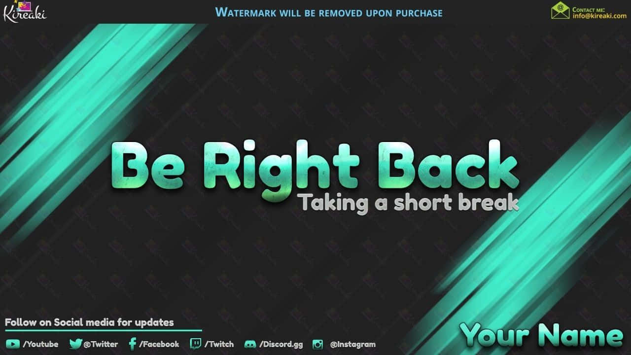 Don't Move - I'll Be Right Back! Wallpaper