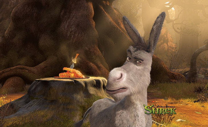 Donkey's Eyebrow In Shrek Forever After Wallpaper