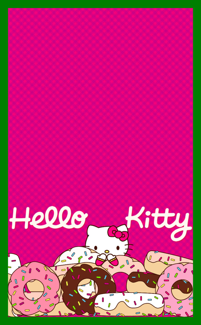 Donuts Sanrio Phone Wallpaper