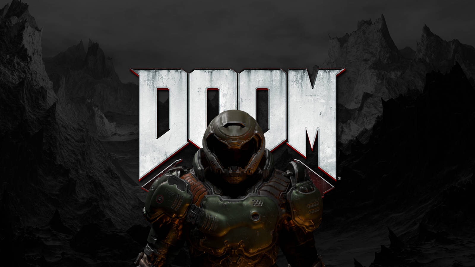 Doom Game Minimalist Art Wallpaper