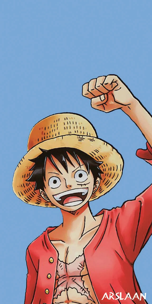 Dope Anime Luffy In Blue Wallpaper