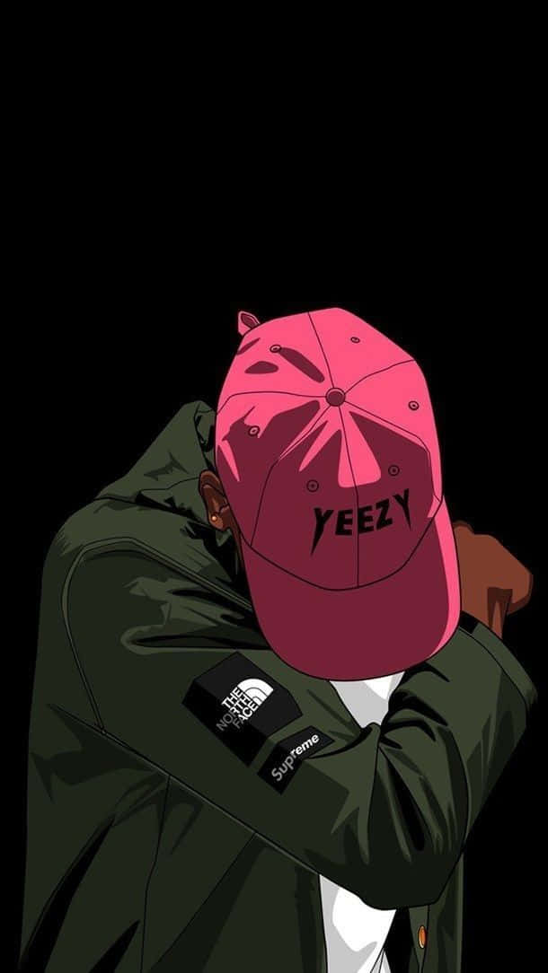 Dope Boy In Yeezy Cap Wallpaper