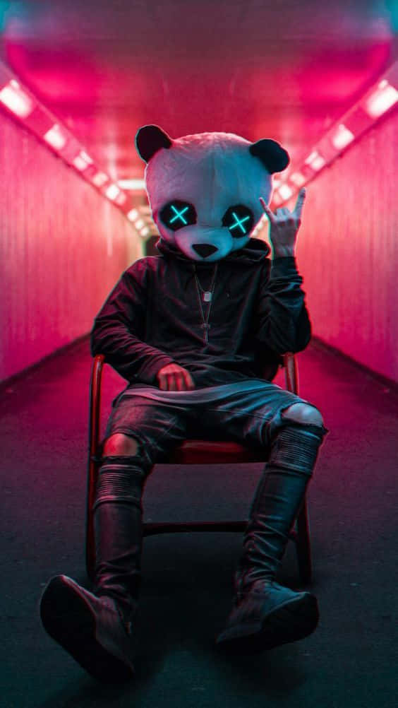 Dope Boy With Panda Head Wallpaper