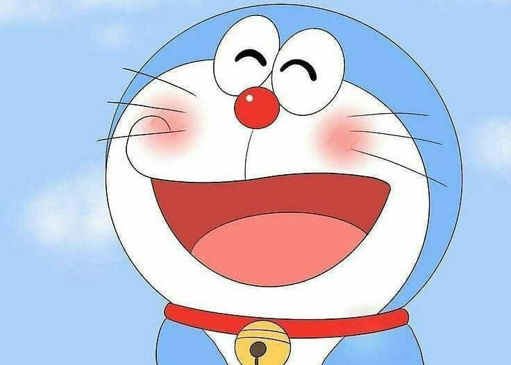 Doraemon Smiling Wide 4k Wallpaper