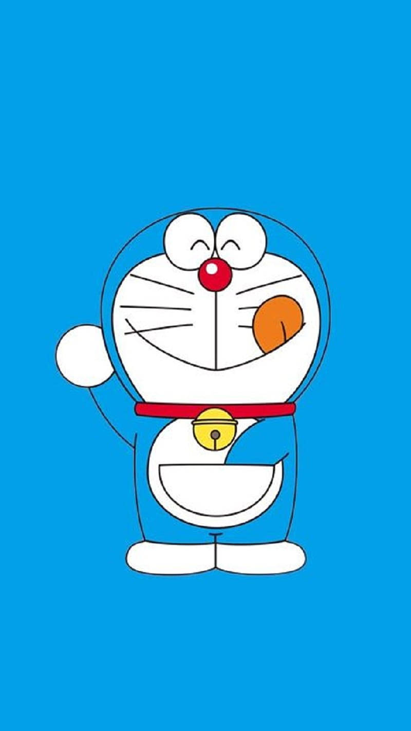 Doraemon Tongue Out 4k Wallpaper
