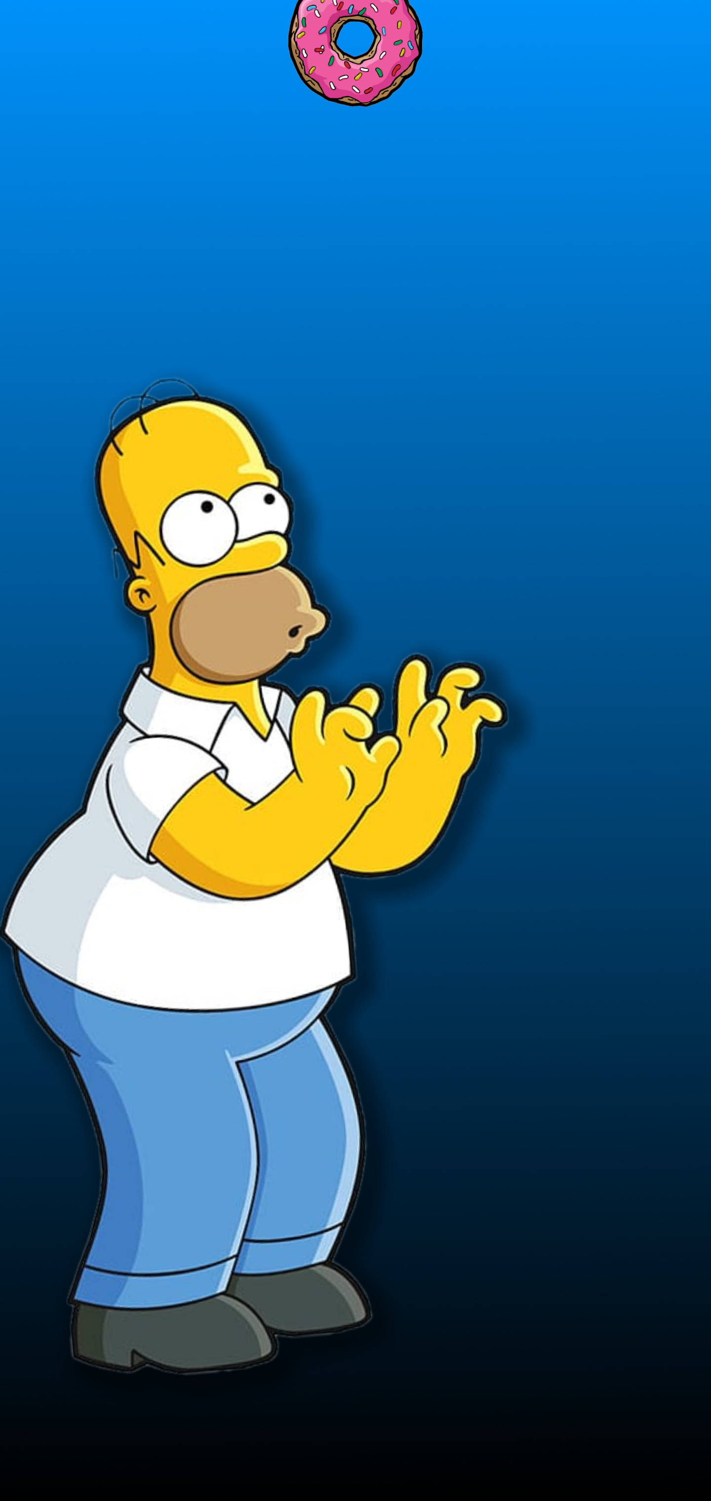 Dot Notch Cartoon Character Homer Simpson Wallpaper