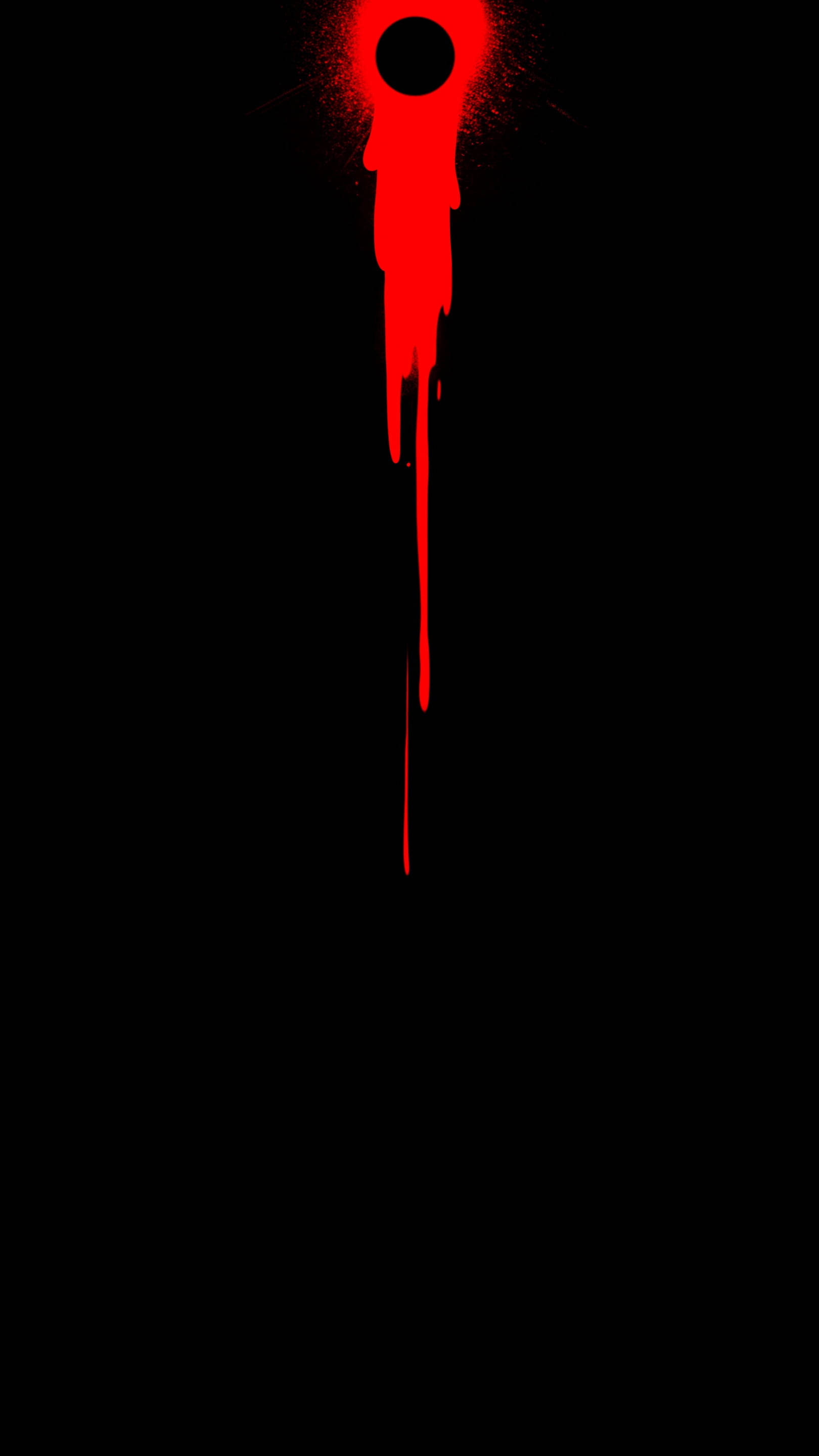Dot Notch Dripping Blood Design Wallpaper