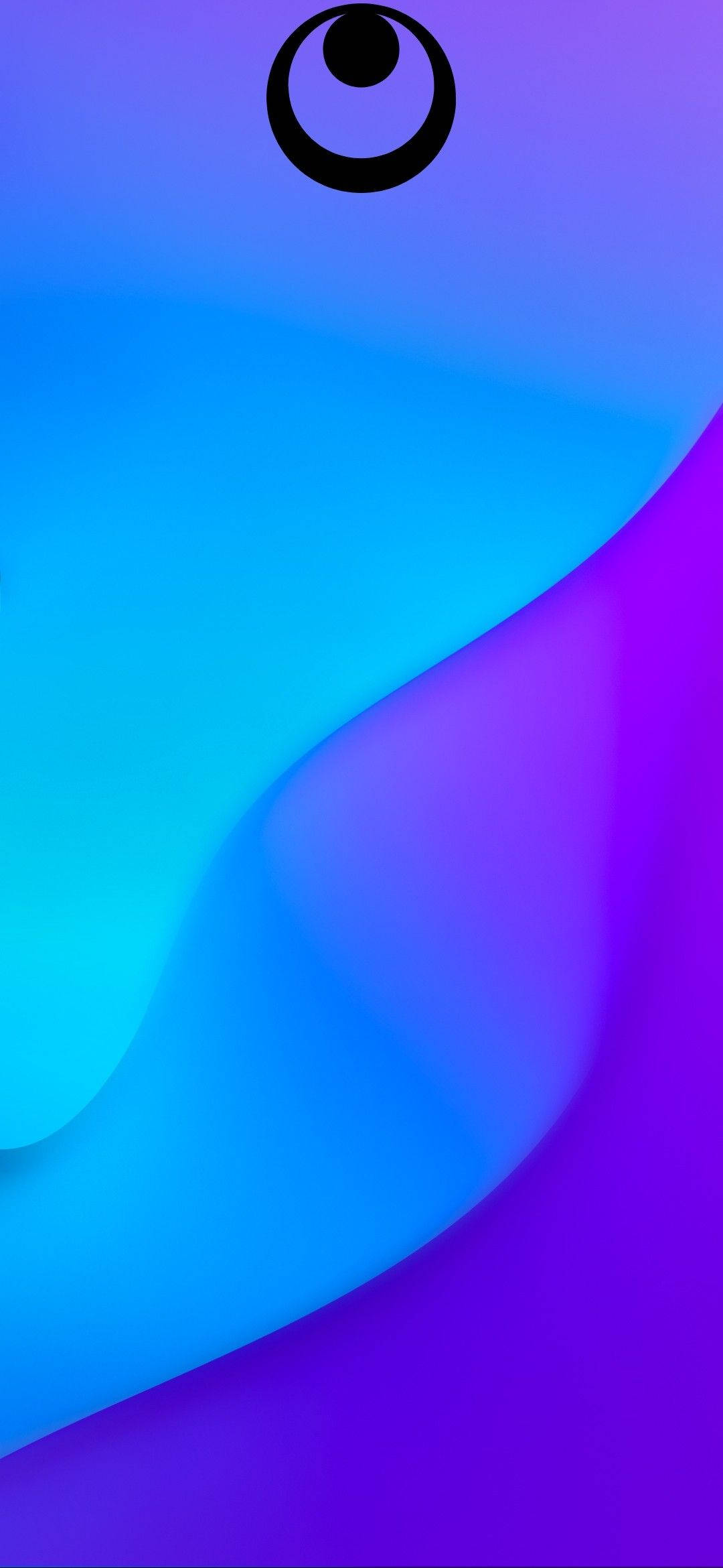 Dot Notch Purple-blue Abstract Pattern Wallpaper