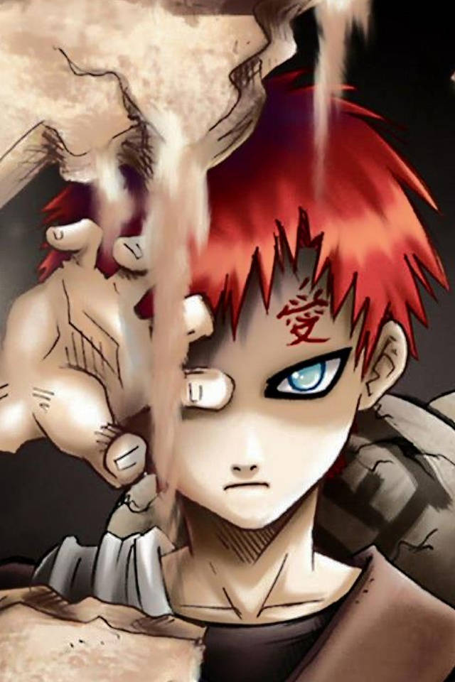 Download This Gaara Wallpaper To Add Some Character To Your Iphone! Wallpaper