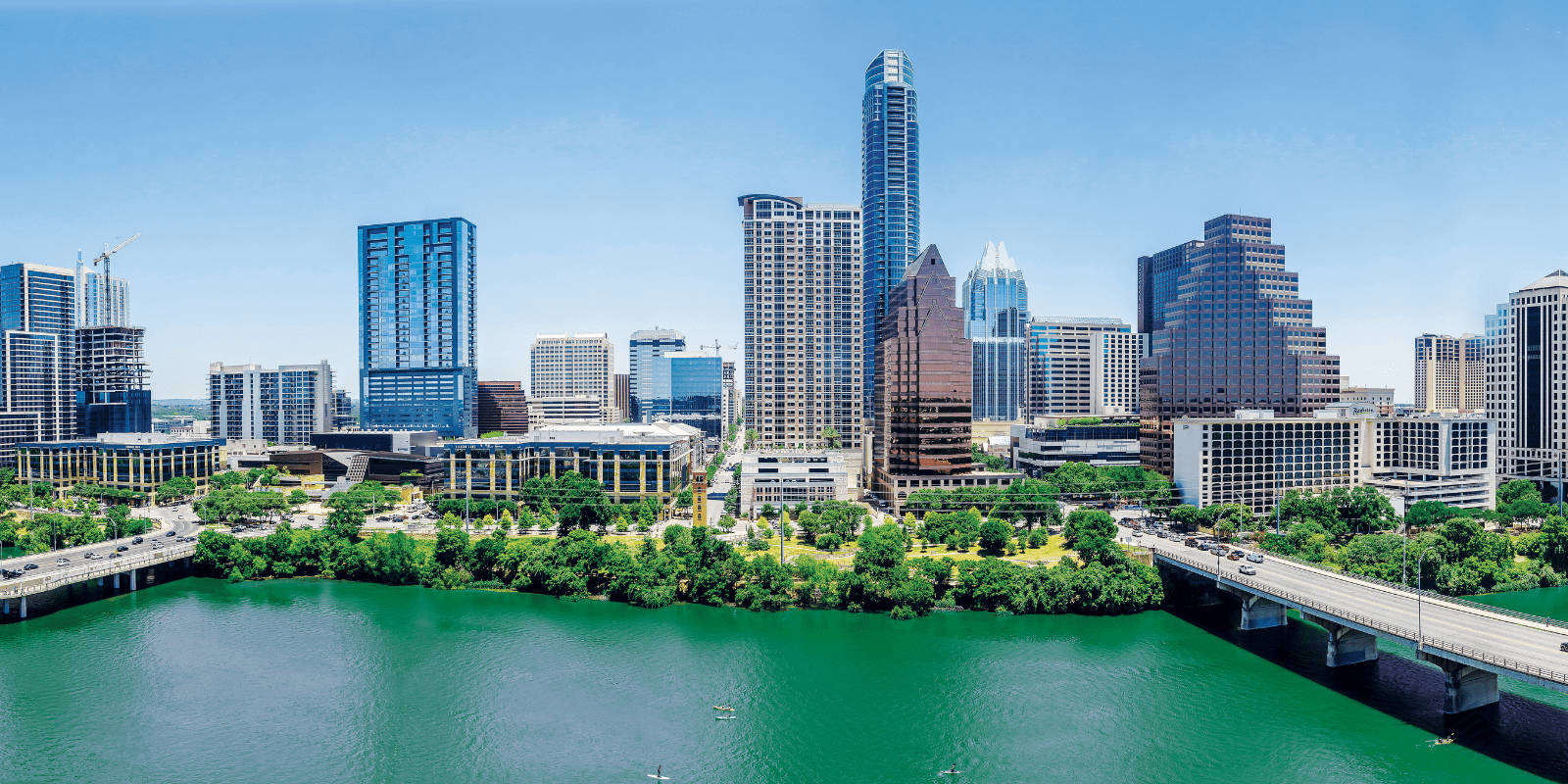 Downtown Austin Skyline View Wallpaper