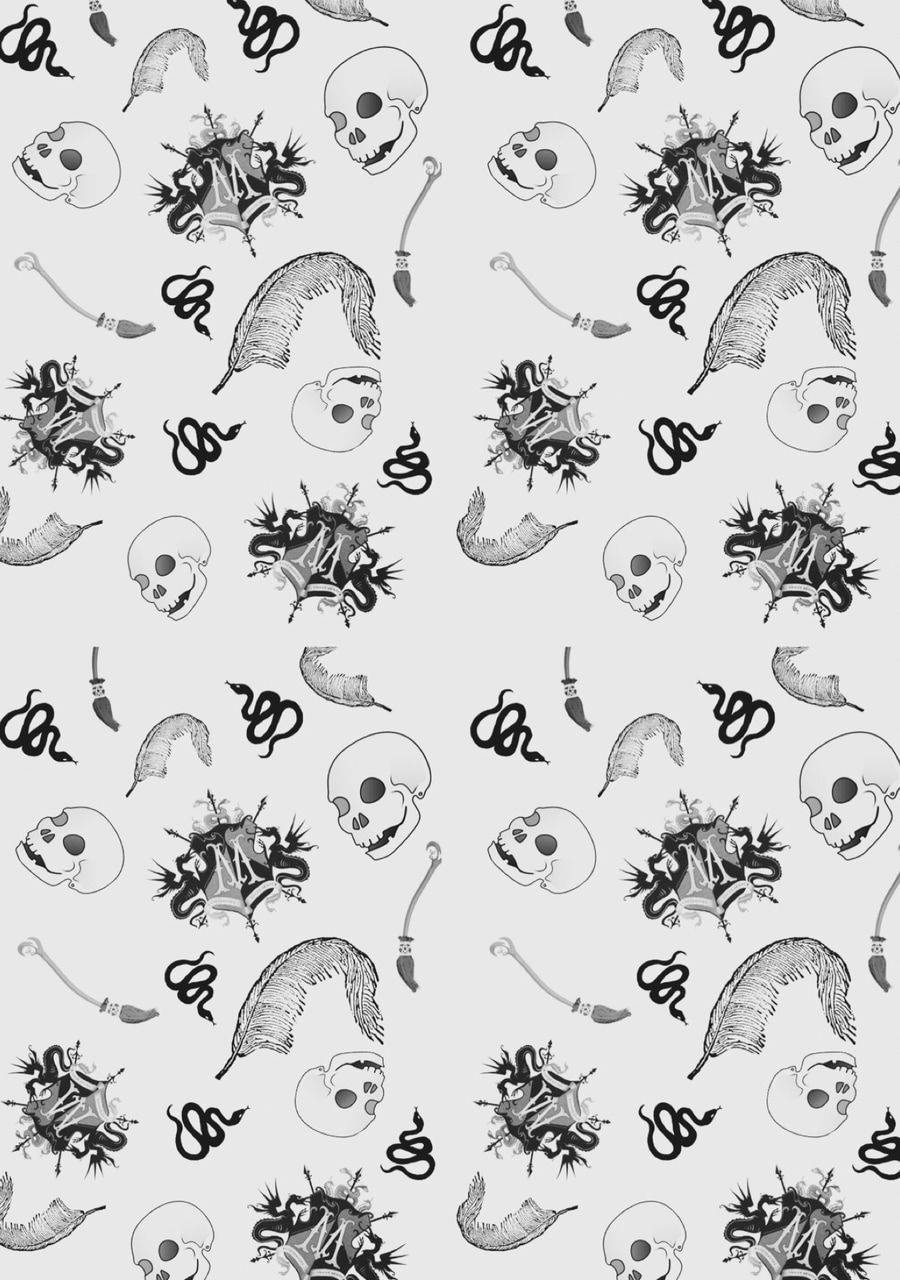 Draco Malfoy Aesthetic Pattern Wallpaper