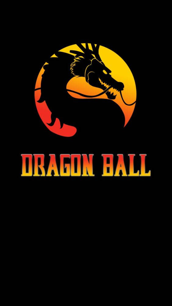 Dragon Ball Z Logo Yellow Orange Wallpaper