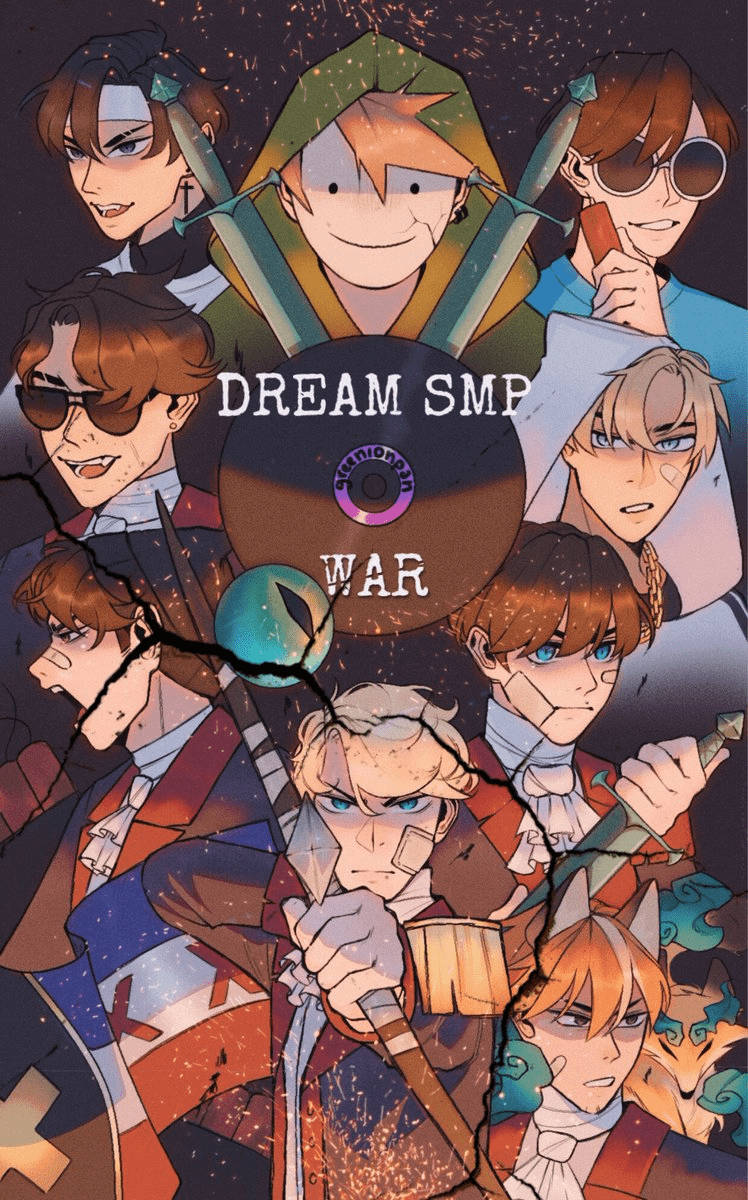 Dream Smp War Minecraft Poster Wallpaper