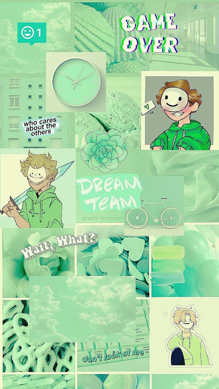 Dream Youtube Green Aesthetic Wallpaper Wallpaper
