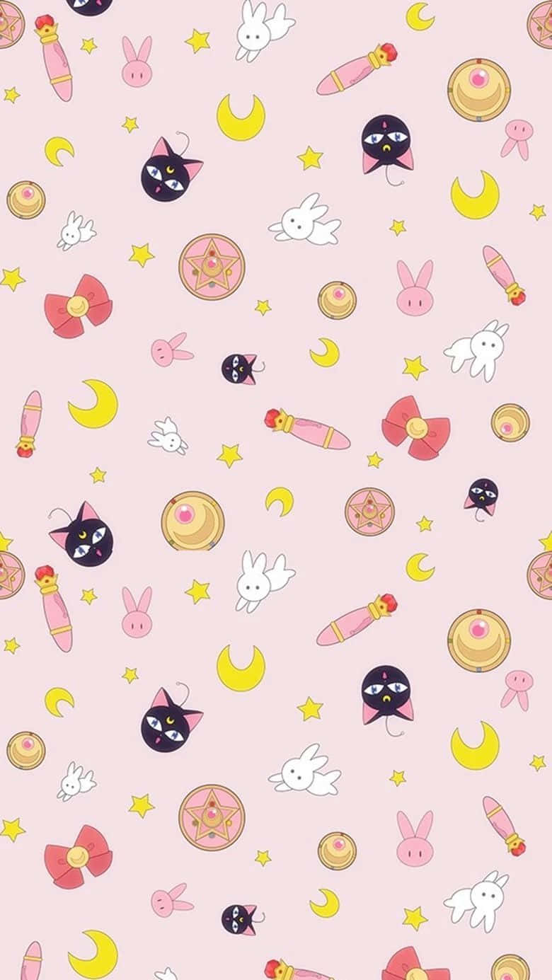 Dreamlike Pattern Of Celestial Shapes Wallpaper