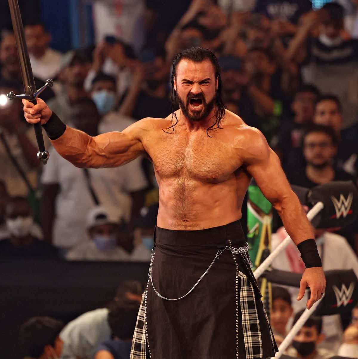 Drew Mcintyre Scottish Warrior Wallpaper