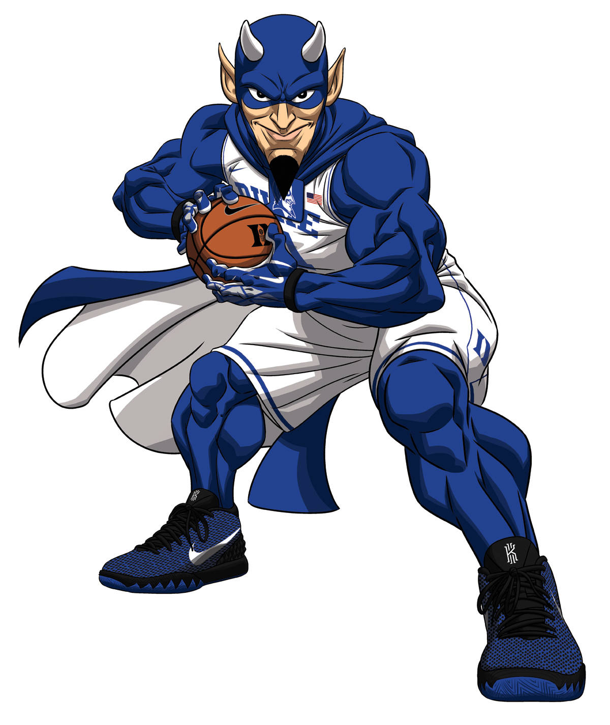 Duke Blue Devils Basketball Character Wallpaper