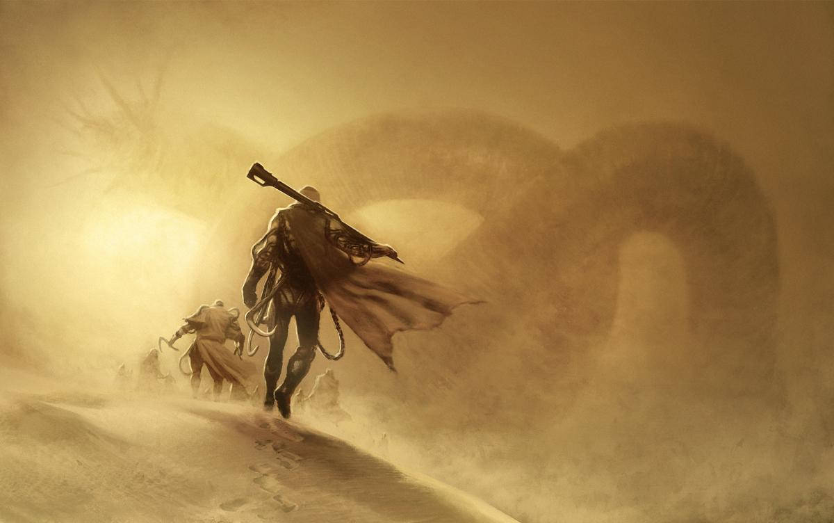 Dune Movie Desert Scene Wallpaper