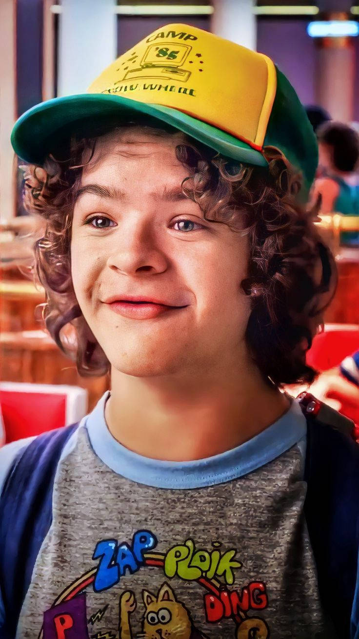 Dustin Yellow Cap Stranger Things Wallpaper