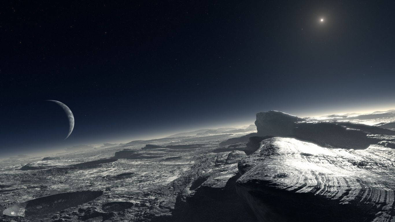 Dwarf Planet Pluto Atmosphere Wallpaper