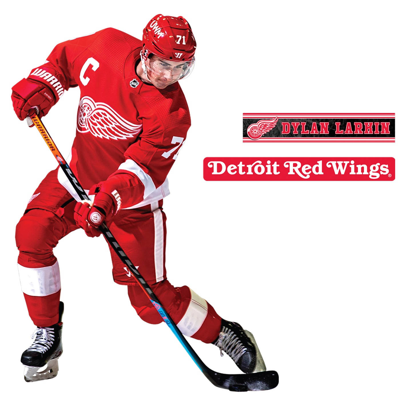 Dylan Larkin Detroit Red Wings Poster Wallpaper