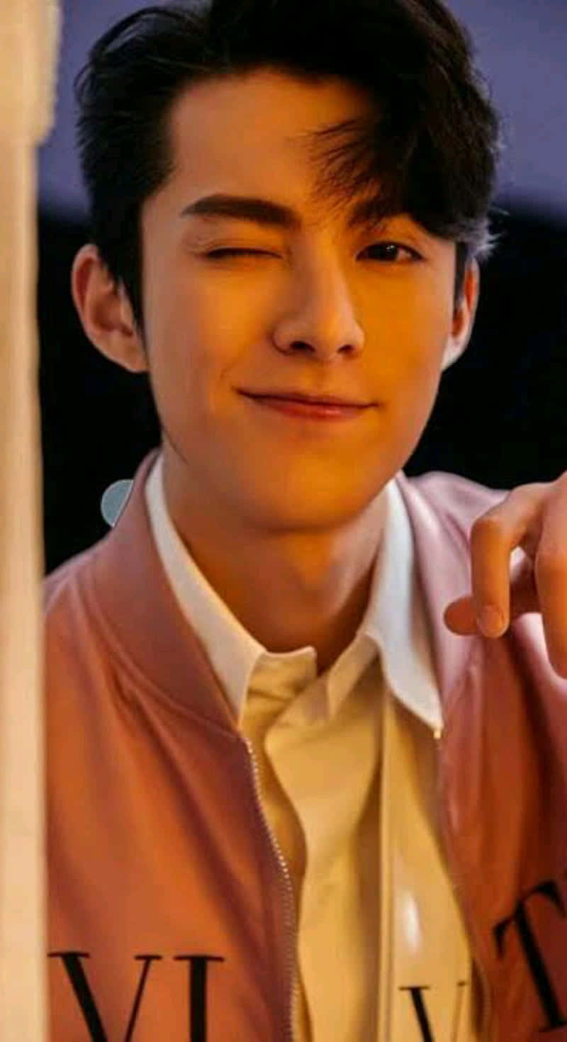 Dylan Wang Winking Wallpaper