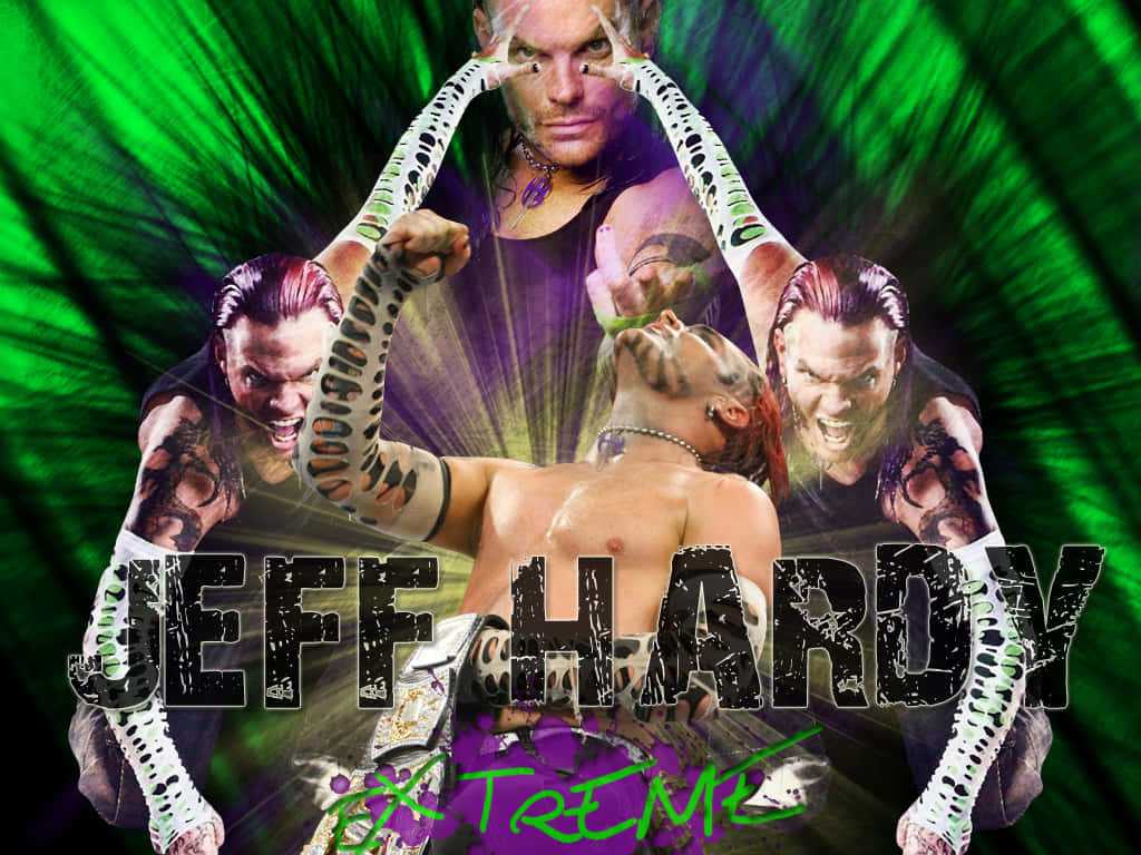 Dynamic Jeff Hardy In Action Wallpaper