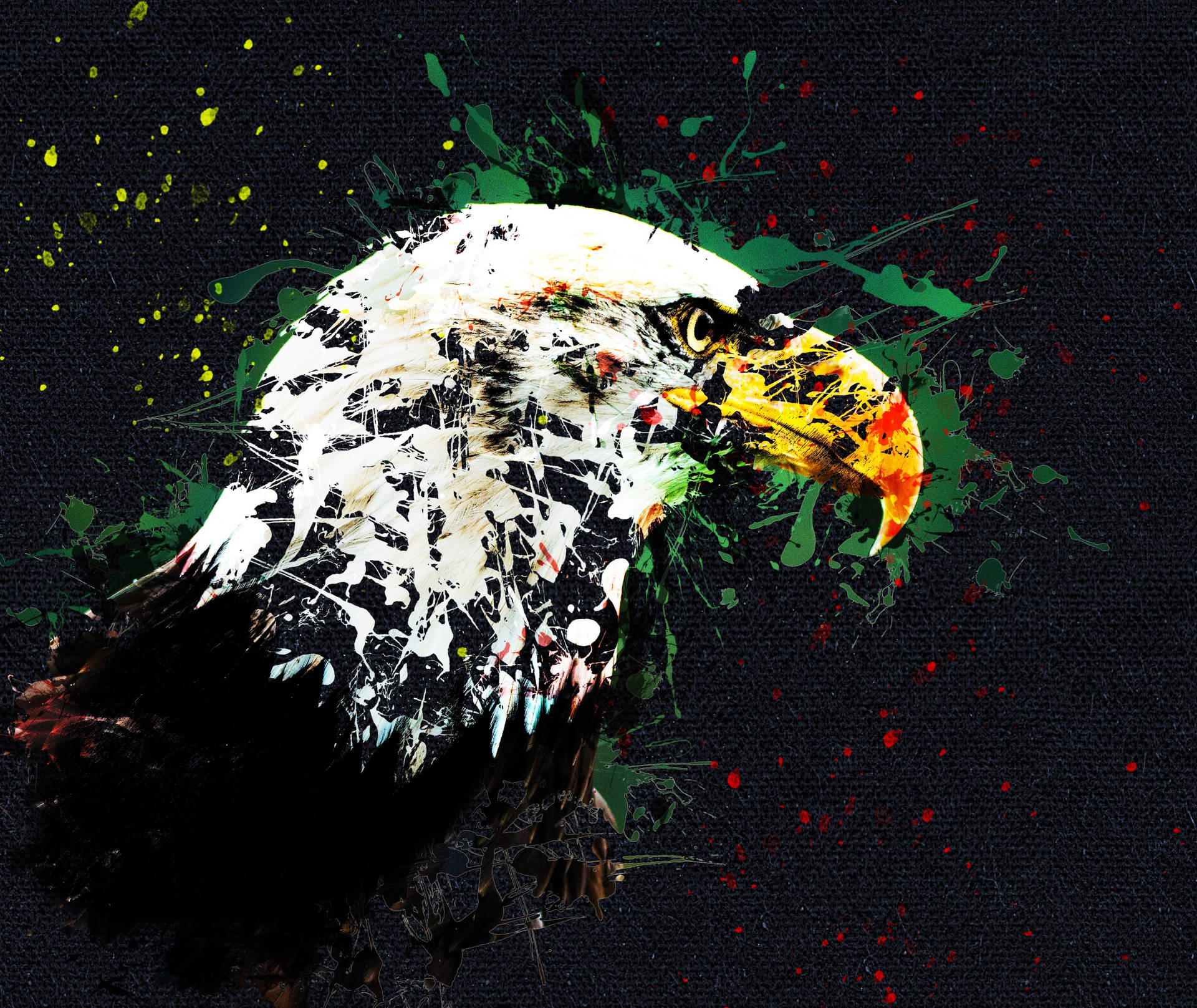 Eagle Paint Art Wallpaper