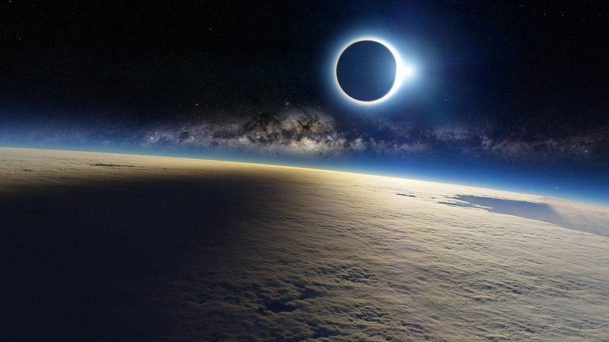 Earth Space Eclipse Uhd Wallpaper
