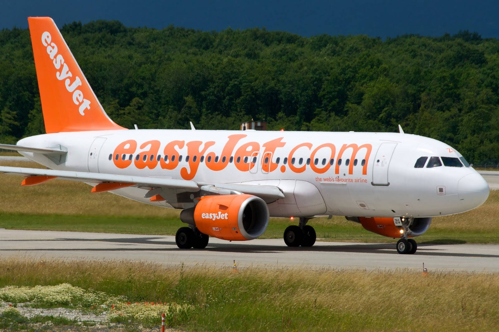 Easyjet Orange Engines Wallpaper